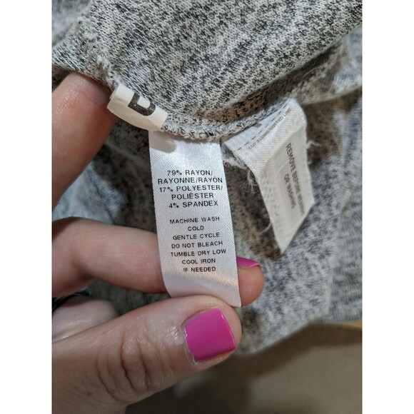 Lou & Grey Women's Sleeveless Marled Racerback A Line Midi Dress  Gray XS - Picture 4 of 6